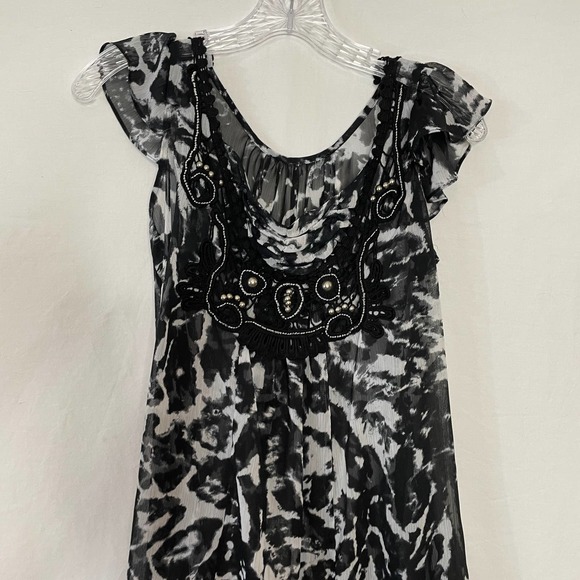 Notations Flowly Tank Long Blouse Sz 16 - Picture 3 of 5